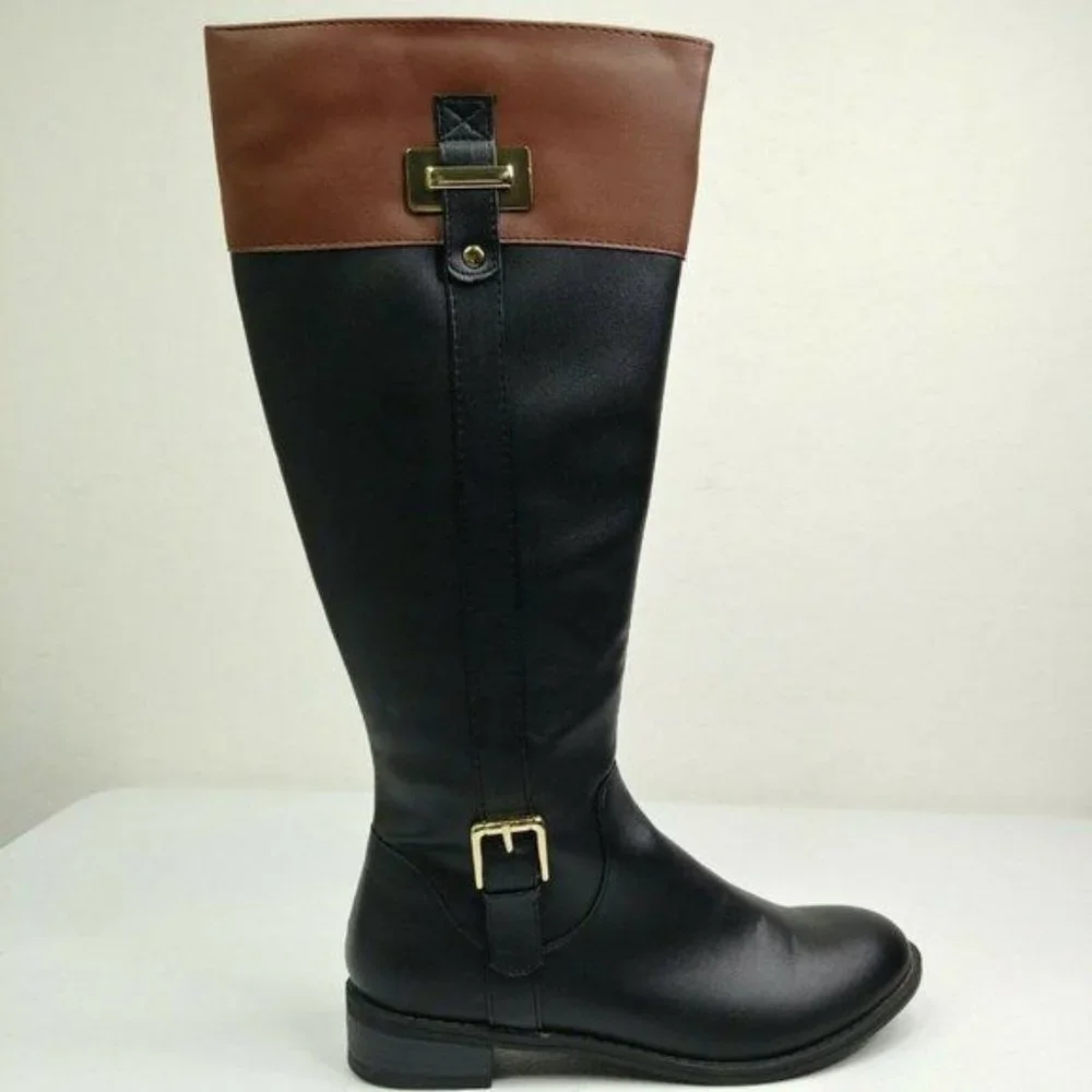 Riding Boots Karen Scott Deliee Closed Toe Women's Size 6.5M